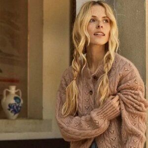 Doen Adler Cardigan Clay NWT XXS